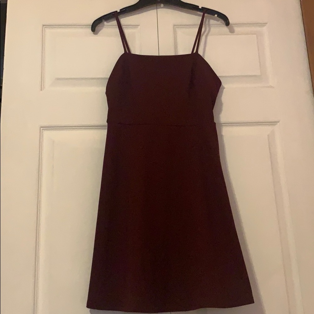 Maroon Dress